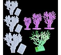 3 Pièces Silicone Porte-Bijoux Corail Moule Résine Moules Présentoir De Bijoux Coral Époxy Moulage Bricolage Artisanat Décoration Maison (Silicone Porte-Bijoux Corail)