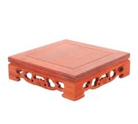 3 Pièces Socle En Bois Pour Théière Vase Support D'affichage Artisanat