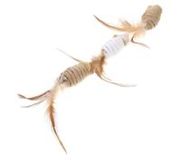 3 Pièces Souris pour Chats à Mâcher, Plume, Jeu Interactif Intérieur | Forme Amusante, Aide à Stimuler L’instinct de Chasse, Divertissement Autonome, Soutien la Nervosité, pour Chatons