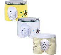 3 Pièces Sous-vêtement Post Circoncision Respirant pour Enfants Culotte de Protection Circoncision Boxer de Convalescence Garçon Pantalon de Rétablissement après Chirurgie(G,3XL-3XLarge)