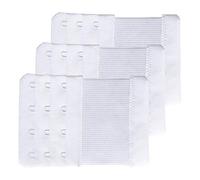 3 Pièces Soutien Gorge Extender pour Les Femmes Bra Rallonges Extension, 4 Crochets, 3 Couleurs