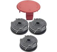 3 pieces Spool,1 Piece Caps Compatible with Bosch ART 24,27,30 and ART 30-36,Spool of Location Wire,6m Length,1.6mm Diameter,Grass Mower Wire Spools