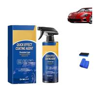 3 pièces, Spray de revêtement rapide pour voiture, protection rapide 3 en 1, revêtement céramique pour voiture, agent de renouvellement de revêtement multifonctionnel, cire de lavage sans eau en spray