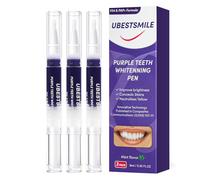 3 PièCes Stylo De Blanchiment Des Dents Violet, Soins Dentaires Blanchissants, Kit De Stylo Blanchissant, Portable & Facile à Utiliser, Pour Un Sourire éClatant