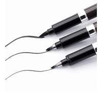 3 pièces stylo de calligraphie ensemble brosse pour signature dessin écriture à la main lettre art mots chinois école de papeterie sbien traité.