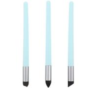3 Pièces Stylo Éponge Estompeur pour Pastel à L'huile, Bleu | Embouts en Mousse et Plastique, Application Douce et Précise, Ombrage Délicat, Usage pour Loisirs Créatifs