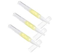 3 Pièces Stylo Huile pour Ongles et Cuticules Jaune en ABS | Parfums Variés, Adoucissant pour Cuticules, Améliore L'état des Ongles