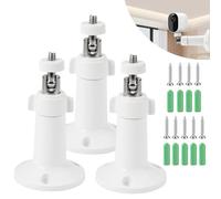 3 Pièces Support Caméra Extérieur, Support Arlo en Métal à 360 Degrés | Support Mural de Sécurité Réglable en Métal, Fixation Murale de Caméra Arlo Support, pour Arlo Pro 2 Arlo Go Arlo Light