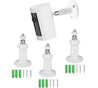 [3 Pièces] Support Mural Réglable, Compatible Avec La Stick Up Cam Pro, La Ring Indoor Cam (1Ère Génération), Support De Caméra Réglable À 360° Pour Caméra De Sécurité Intérieure, Avec Socle Pivotant
