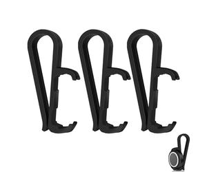 3 Pièces Support Pare-Soleil Set, Support d'Avertisseur De Radar, Support De Pare-Soleil Compatible, Support De Pare-Soleil, Convient Pour Fixer Le Ooono Co-Driver No1 Au Pare-Soleil