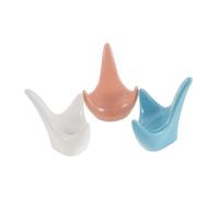 3 Pièces Support pour Ocarina en Céramique Présentoir Musical | Modèles 6 Trous et 12 Trous, Usage Personnel ou Salle de Musique, Style Chic