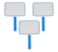 3 Pièces Tableau des Scores à Main en Mousse Bleue, Effaçable | Surface Vierge Réinscriptible, Usage pour Juges en Compétition, Format Portatif, Panneau Polyvalent