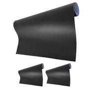 3 Pièces Tableau Noir Autocollant PVC Épais 45x200cm, Effaçable | Surface Adhésive Amovible, Espace Créatif pour Écrire et Dessiner, Noir, pour Ados, Fêtes et Occasions Spéciales