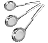 3 Pièces Tamis en Acier Inoxydable Cuisine, Argenté