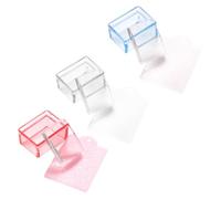 3 Pièces Tampon pour Nail Art Rectangulaire Transparent, Silicone | Transfert DIY Rapide, pour Ongles et Autres Objets, Usage Maison ou Salon Professionnel