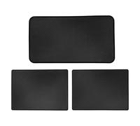3 Pièces Tapis Antidérapant Voiture Tableau de Bord de 2 Tailles Auto-Adhésif, Antidérapantes Tableau de Bord Intérieur PU Magie Tapis de Voiture, pour Téléphone Lunettes Clé Pièces de Monnaie