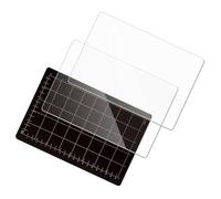 3 Pièces Tapis de Découpe Magnétique à Grille | Grille Format Carte, Compatibilité Large, Stabilité Aimantée, Léger, pour Découpe et Embossage