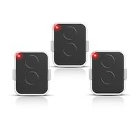 3 Pièces Télécommande 433 MHz Rolling Code, 2 Canaux, Remplacement pour Nice ON1E, ON2E, ON4E, Compatible avec Motorisations Portail et Garage, Portée jusqu’à 200m, Format Porte-clés Compact