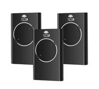 3 pièces télécommande portail, 2 canaux universelle, télécommande portail XT2 433 SLH LR 433,92 MHz, télécommande pour 433, noir