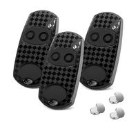 3 Pièces Télécommande Portail 433,92 MHz- 2 Canaux Telecommande Portail Compatible avec Top432, Top432EE