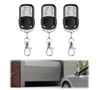 3 Pièces Telecommande Universelle Portail,433.92 MHz Code Fixe Bip,Telecommande portail Universelle,Universelle sans Fil Coulissant 4 Touches Copieuse,pour Copier les Télécommandes de porte de garage