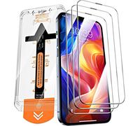 [3 Pieces] Tempered Glass For Iphone 13 Pro /14 Plus, High Quality Full Coverage, 9h Hardness, Bubble-Free, Screen Protector With Easy Installation Kit