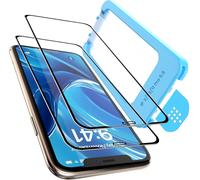 3 Pieces Tempered Glass For Iphone X, Iphone Xs And Iphone 11 Pro Screen Protector Full Screen With 9h Alignment Tool Diamond Invisible Glass Screen Protector