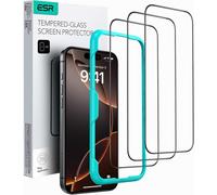 3 Pieces Tempered Glass Screen Protector For Iphone 16 Pro, Screen Protector With Easy Installation Tool, 9h Hardness, Military Quality, Hd Clear, Scratch Resistant