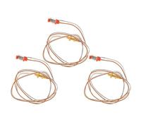 3 Pièces Thermocouple de Remplacement pour Foyer Extérieur 70cm | Sécurité Anti Extinction, Usage Chauffage Terrasse et Réparation Patio, Accessoires Inclus pour Foyer et Poêle