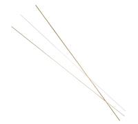 3 Pièces Tiges Rondes en Laiton H62, pour Bricolage | Surface Lisse, Solide et Légère, Usage Multi-projets, pour Maquettes, Poignées et Loisirs Créatifs