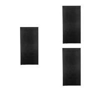3 Pièces Tissu de Revêtement Anti-poussière pour Canapé et Chaise, Noir | Pose Agrafée, Cache les Structures, Usage Intérieur, Rénovation Rapide pour Cadres et Ressorts
