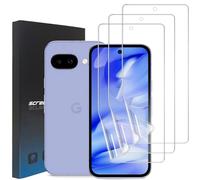 3 Pièces TPU Protection d'écran pour Google Pixel 9A, HD Clair Couverture Complète Film de Protection en TPU Flexible pour Google Pixel 9A 6.3", [Non Verre][Compatible avec Lecteur d’Empreinte]