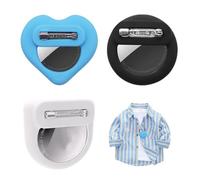 3 Pièces Traqueur GPS Caché Étuis pour Apple Coque Étuis de Protection pour Enfants Support pour Dispositif de Suivi avec Clip Invisible, pour Enfants, Vêtements, Sac à Dos