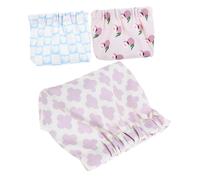 3 Pièces Trousse de Pochette de Rangement Portable Motif Imprimé Sac à Cosmétiques pour Clés et Rouges à Pratique et Élégant