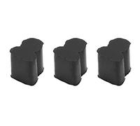 3 Pièces Valve Rotor Pare-chocs Caoutchouc Tampon Arrêt Instrument Accessoire Ensemble Kit Instrument Pare-chocs pour Cor Français Instrument à Vent Noir