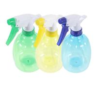 3 Pièces Vaporisateur D'arrosage Réglable en Plastique, Portable | Petit Flacon à Pression Manuelle, Jet Ciblé pour Nettoyage la Cuisine et Succulentes, Couleurs Lumineuses