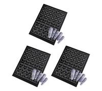 3 pièces variété Halloween ongles autocollants assortiment squelette ongles Art designs adhésif fête ongles décalcomanies application rapide ongles autocollants