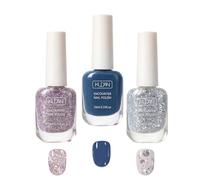 3 Pièces Vernis à Ongles Non Toxique à Base d'Eau Vernis à Ongles Français Pelable Vernis à Ongles Brillant à Séchage Rapide Sans Lampe Uv, Séchage à l'Air Libre Pour Manucure Diy à La Maison, 10 Ml