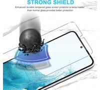 3 Pièces Verre Trempé Compatible Avec Samsung Galaxy S22 5g. Film Protection En Écran. Ultra Résistant. Anti Rayures. Sans Bulles. Hd Transparent Vitre Protecteur Pour Samsung S22
