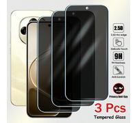 3 pièces Verre trempé de confidentialité compatible avec OPPO Reno A6 Max GT A5 A3 Pro Reno 14 Pro 13 13F 13FS 12F 12FS 11F 11A 9A 8T 8Z 8 7 A20 A40 A80 A18 A38 A58 A56 A57 A59 A78 A79 A98 A17 A36 A76