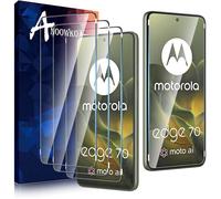 3 Pièces Verre Trempé Motorola Moto Edge 70 Film Protection Écran Ultra Résistant aux Rayures Protecteur de Téléphone Portable