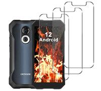 [3 Pièces] Verre Trempé pour DOOGEE S61 Pro (2023), HD Verre Film & 9H Vitre Protection, Anti-rayures Film de Protection D'écran, [Sans Bulles] Film de Protection Écran pour DOOGEE S61 Pro (2023),