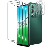 3 Pièces Verre Trempé Pour Oppo A5 4g/ 5g/ Oppo A5m Avec 3 Pièces Caméra Arrière Protecteur, Dureté 9h Film Protection Écran En Sans Bulles, Ultra Hd Film Vitre Trempé