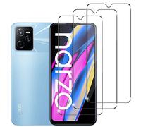 [3 Pièces] Verre Trempé pour realme Narzo 50A, HD Verre Film & 9H Vitre Protection, Anti-rayures Film de Protection D'écran, [Sans Bulles] Film de Protection Écran pour realme Narzo 50A,
