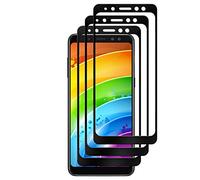 [3 Pièces] Verre Trempé pour Samsung Galaxy A8 2018,GantPower Protection écran film protection pour Samsung Galaxy A8 2018,Ultra Claire 9H Film Protecteur-Noir