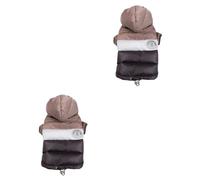 3 pièces vêtements en Coton pour Animaux de Compagnie vêtements pour Animaux de Compagnie Gilet pour Chien vêtements Chauds pour Animaux(A5x2pcs 41X30CMx2pcs)