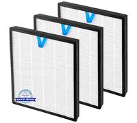 (3 Pièces) Vital 200S Filtres de Rechange Compatibles avec Le Purificateur d'air LEVOIT Vital 200S, Filtre HEPA Vital200S H13, Filtres 3 en 1 à Charbon Actif Vital 200S-P, Remplace #Vital 200S-RF