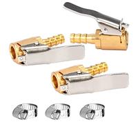 3 pièces Voiture Valve Levier Plug 1/4 Pouces mandrin d'air en Laiton gonflage des pneus Mamelon Valve Fixation Couple Plug Levier Plug Voiture