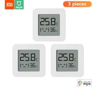 3 pièces Xiaomi BT Thermomètre 2 sans fil Smart Electric Digital Hygromètre Capteur d'humidité Fonctionne avec l'application Xiaomi