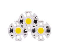 3 Pièces Y32 COB Puce LED Lampe Matrice AC 220V Pour Projecteur Projecteur Pas Besoin D'entraînement Projecteur Ampoule Perles,Blanc 220v,12W